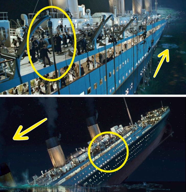 12 hạt sạn trong phim Titanic