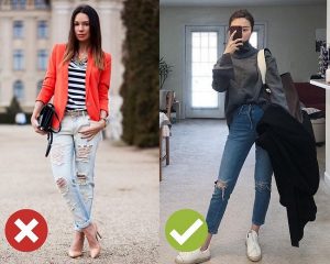 15 sai lầm khi mặc quần jeans của phái đẹp